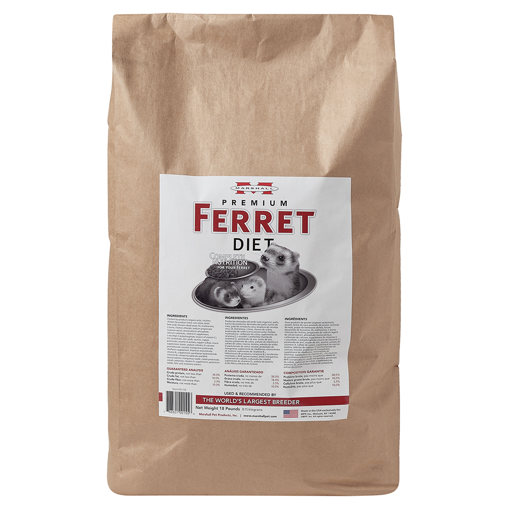 Marshall premium ferret store diet